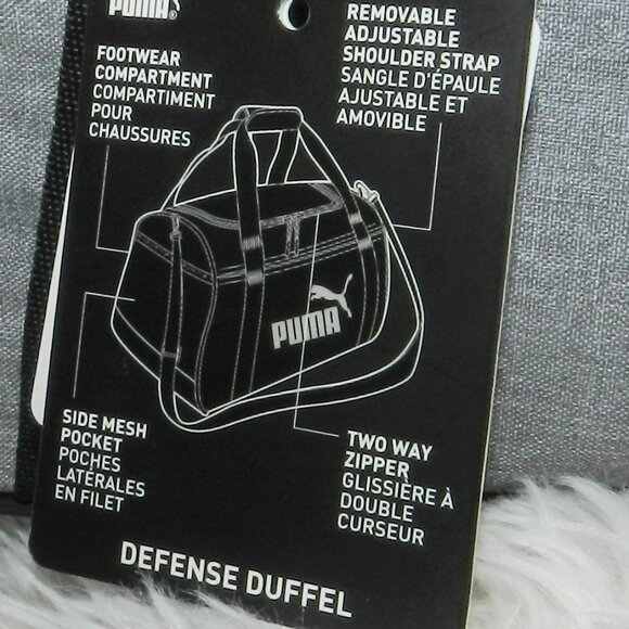 PUMA EVERCAT DEFENSE DUFFLE BAG GREY/LIGHT PINK🆕FAST😮‍💨⚡🚚 - Picture 8 of 15